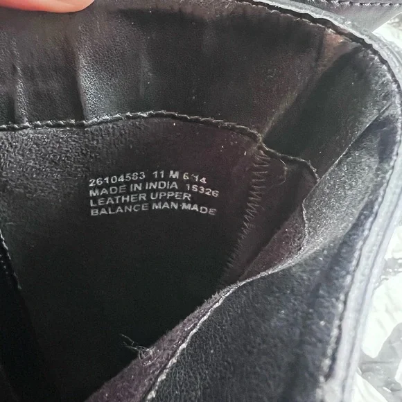 Clarks Black Leather Heeled Boots - Picture 7 of 7